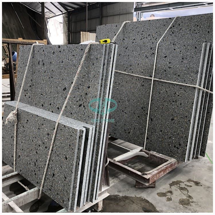 Grey Terrazzo Stone Floor Tiles