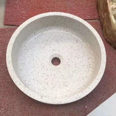 Kulrang Terrazzo tosh cho'kmasi
