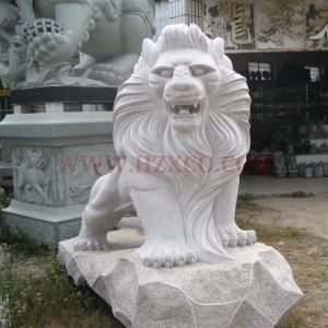 Oq granit sher haykali