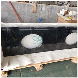Nero Marquina marmar vanity top