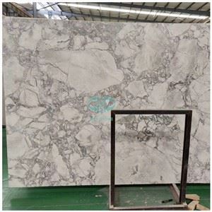 Super White Quartzite Plitalar uchun stol usti