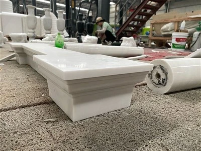 Bianco Sivec marmar ustunlar asoslari