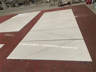 Oq Arabescato tabiiy marmar taxta plitalari